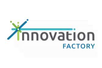 Logo of Innovation Factory on a white background